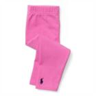 Ralph Lauren Stretch Cotton Legging Pink 3m