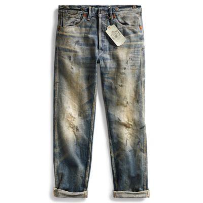 Ralph Lauren Straight Fit Selvedge Jean Hillsview Wash