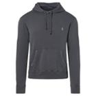 Polo Ralph Lauren Cotton Spa Terry Hoodie Polo Black