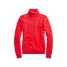 Ralph Lauren Cashmere Turtleneck Sweater New Red