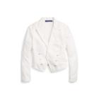 Ralph Lauren Viviana Cotton-linen Jacket Washed White