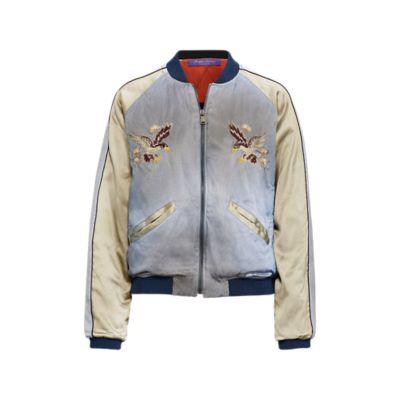 Ralph Lauren Henrique Satin Bomber Blue