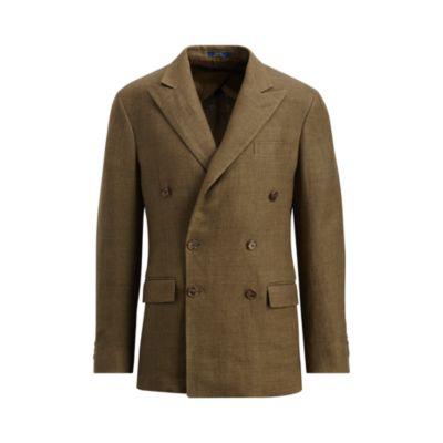 Ralph Lauren Morgan Linen Sport Coat Olive