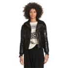 Polo Ralph Lauren Shearling-trim Leather Jacket Polo Black