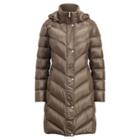 Ralph Lauren Faux Suede-trim Down Jacket Clay