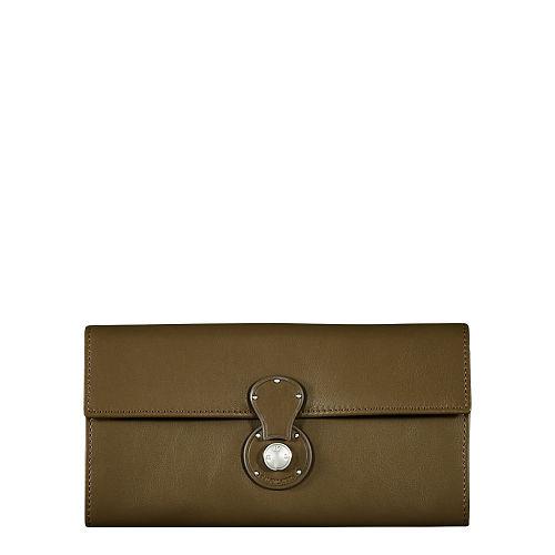 Ralph Lauren Soft Ricky Continental Wallet Truffle