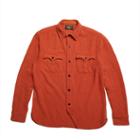 Ralph Lauren Rrl Wool-blend Twill Workshirt Red