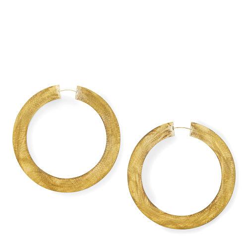 Ralph Lauren Etched Gold-plated Hoops Gold