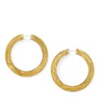 Ralph Lauren Etched Gold-plated Hoops Gold