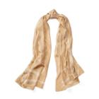 Ralph Lauren Lauren Miruna Silk Scarf Mayfair Tan