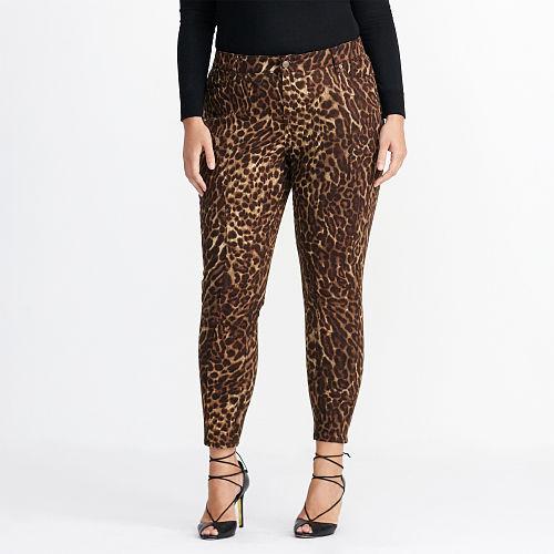 Ralph Lauren Lauren Woman Ocelot-print Skinny Jean Multi