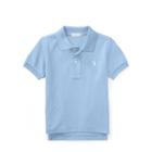 Ralph Lauren Cotton Mesh Polo Shirt Austin Blue 3m