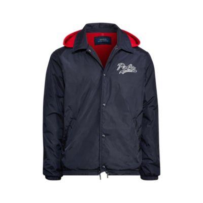 Ralph Lauren Hooded Coach Jacket Aviator Navy