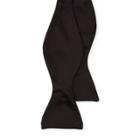 Ralph Lauren Silk Butterfly Bow Tie Black Satin