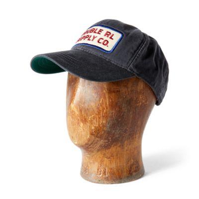 Ralph Lauren Garment-dyed Twill Trucker Cap Charcoal Black