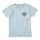 Ralph Lauren Rrl Cotton Jersey Graphic T-shirt Faded Blue