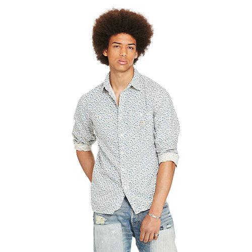 Ralph Lauren Denim & Supply Floral-print Cotton Workshirt Atlantic Floral