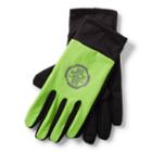 Ralph Lauren Polo Sport Touch Screen Running Gloves Black/rescue Green