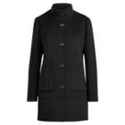 Ralph Lauren Wool-blend A-line Coat Black