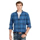 Polo Ralph Lauren Indigo Plaid Twill Workshirt Indigo/blue