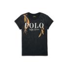 Ralph Lauren Feather Polo Jersey T-shirt Black