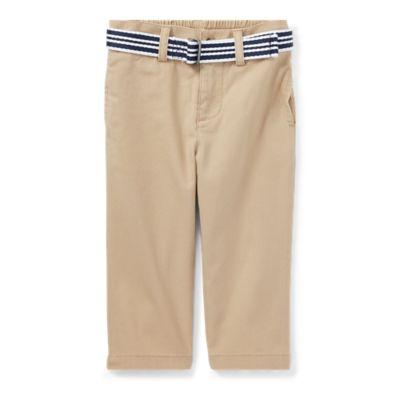 Ralph Lauren Belted Stretch Cotton Chino Coastal Beige 24m