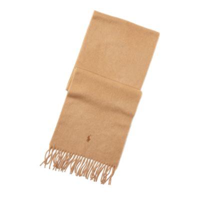 Ralph Lauren Classic Cashmere Scarf Bright Camel