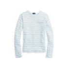 Ralph Lauren Striped Long-sleeve T-shirt Blue Note/nevis