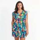 Ralph Lauren Lauren Woman Tropical-print Cotton Cover-up Multi