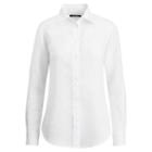 Ralph Lauren Lauren Petite Linen Roll-cuff Shirt White