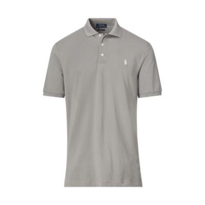 Ralph Lauren Classic Fit Stretch Mesh Polo Perfect Grey 4x Big