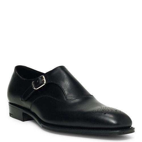 Ralph Lauren Monk-strap Grant Ii Shoe Black