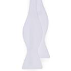 Ralph Lauren Solid Cotton Piqu Bow Tie White