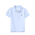 Ralph Lauren Cotton Mesh Polo Shirt Blue 18m