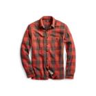 Ralph Lauren Plaid Cotton Twill Workshirt Rl 953 Red Black