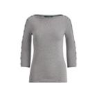 Ralph Lauren Lace-up-sleeve Cotton Shirt Cityscape Grey Heather