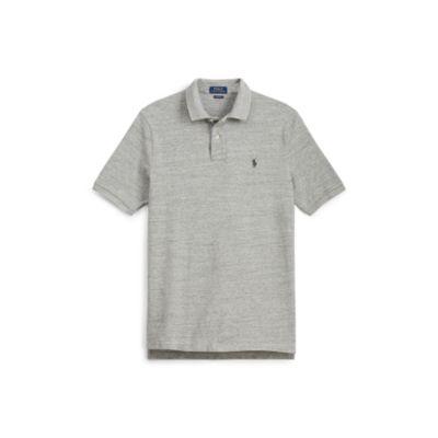 Ralph Lauren Custom Slim Fit Mesh Polo Homestead Heather