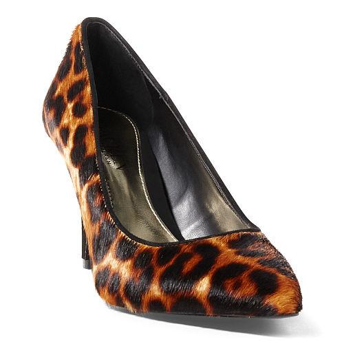 Ralph Lauren Lauren Reave Ii Haircalf Pump Leopard