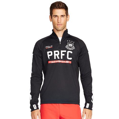 Ralph Lauren Polo Sport Stretch Twill Pullover Polo Black