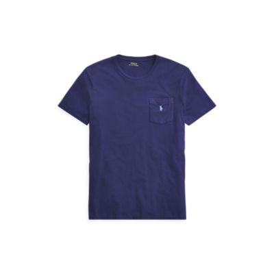 Ralph Lauren Custom Slim Fit Pocket T-shirt Fall Royal