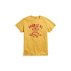 Ralph Lauren Cotton Jersey Graphic T-shirt Fall Gold