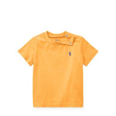 Ralph Lauren Cotton Jersey Crewneck T-shirt Thai Orange 9m