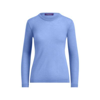 Ralph Lauren Cashmere Crewneck Sweater Sky Blue