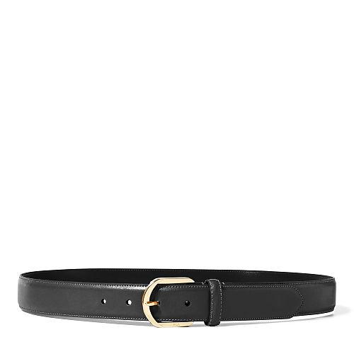 Ralph Lauren Lauren Textured Leather Belt Black