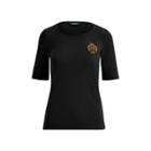 Ralph Lauren Bullion Stretch Cotton Top Polo Black