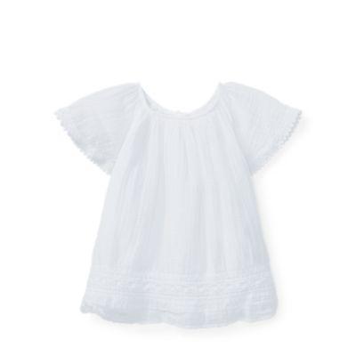 Ralph Lauren Embroidered Cotton Top White 9m