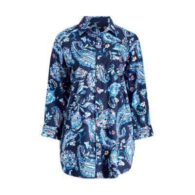 Ralph Lauren Paisley Sateen Sleep Shirt Multpais