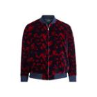 Ralph Lauren Velvet Floral Bomber Jacket Multi