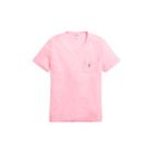 Ralph Lauren Custom Slim Fit Cotton T-shirt Carmel Pink