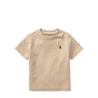 Ralph Lauren Cotton Jersey Crewneck T-shirt Sand Heather 3m